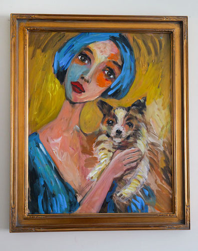 Golden Companions – original painting by Asali Studio